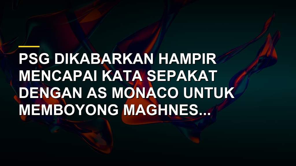 Maghnes Akliouche beraksi di lapangan hijau dalam pertandingan Ligue 1