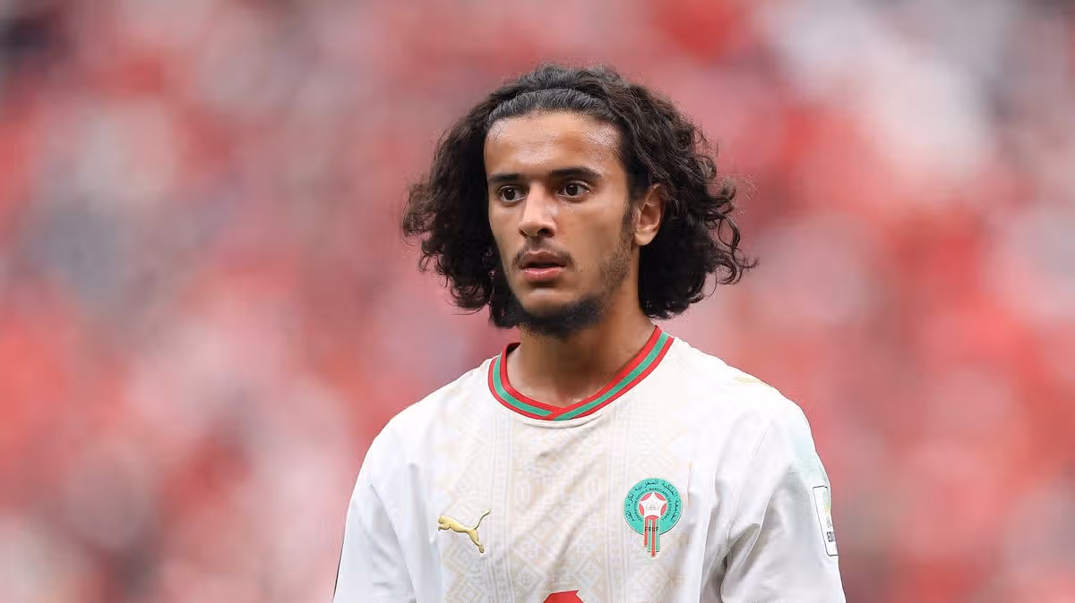 Ayyoub Bouaddi saat membela Timnas Maroko di ajang internasional