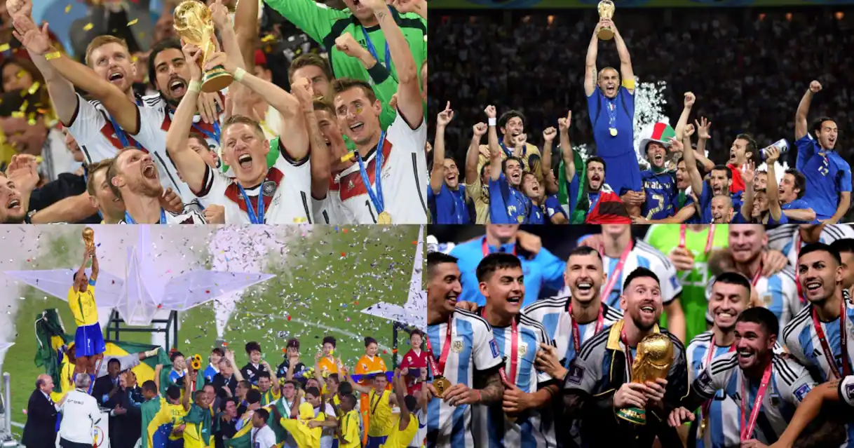Daftar Negara Pemegang Rekor Final Terbanyak di Piala Dunia