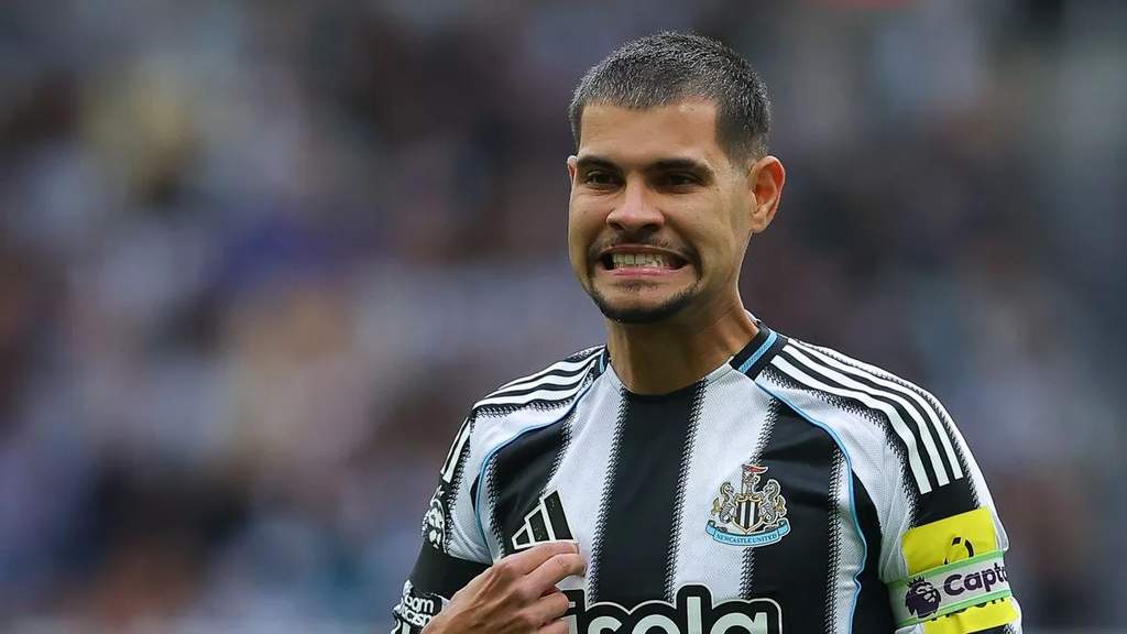 Gelandang Newcastle United Bruno Guimaraes yang menjadi incaran Arsenal di bursa transfer