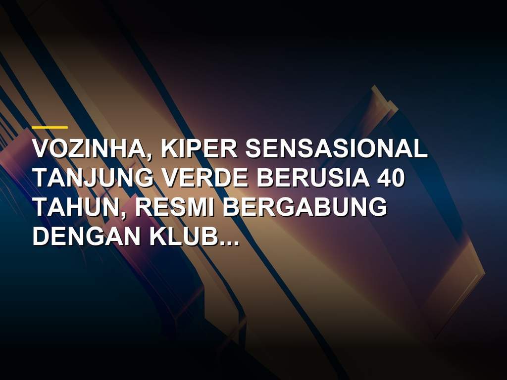 Vozinha kiper Tanjung Verde yang resmi bergabung dengan Colo-Colo di Chili