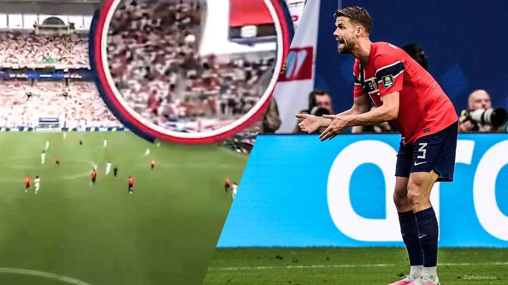 Momen bola udara dalam laga kontroversial antara Timnas Inggris dan Timnas Norwegia tahun 2026