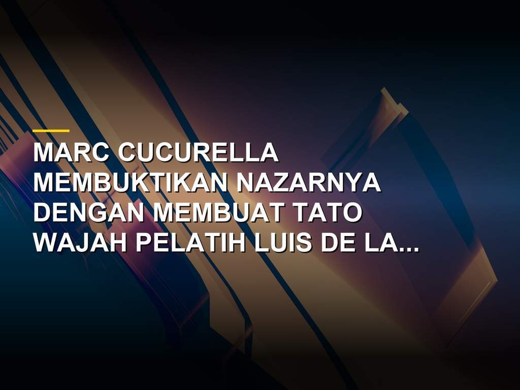 Marc Cucurella memamerkan tato wajah Luis de la Fuente di lengan setelah juara Piala Dunia