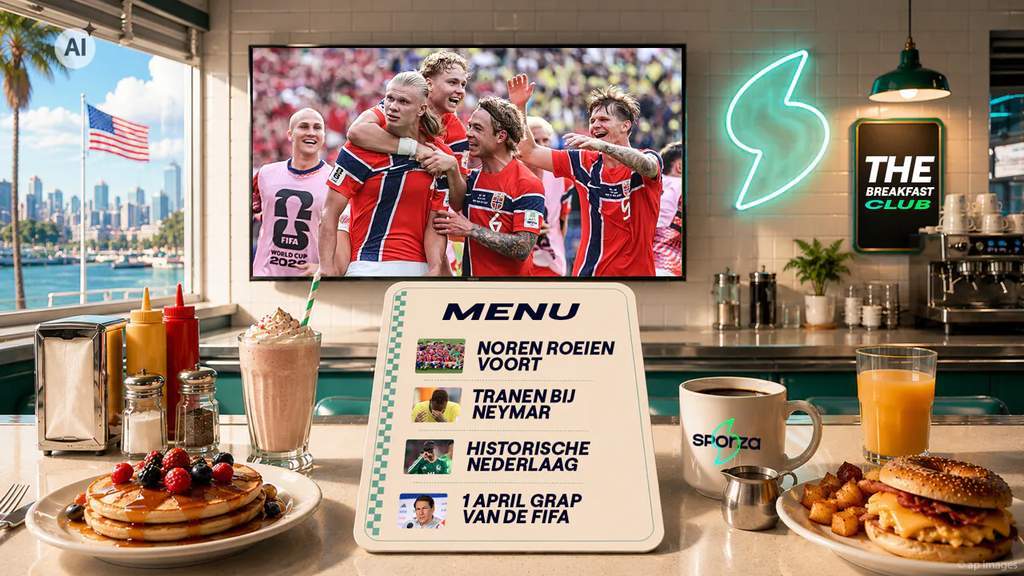 Ekspresi Erling Haaland setelah mencetak gol untuk Norwegia melawan Brasil di Piala Dunia 2026