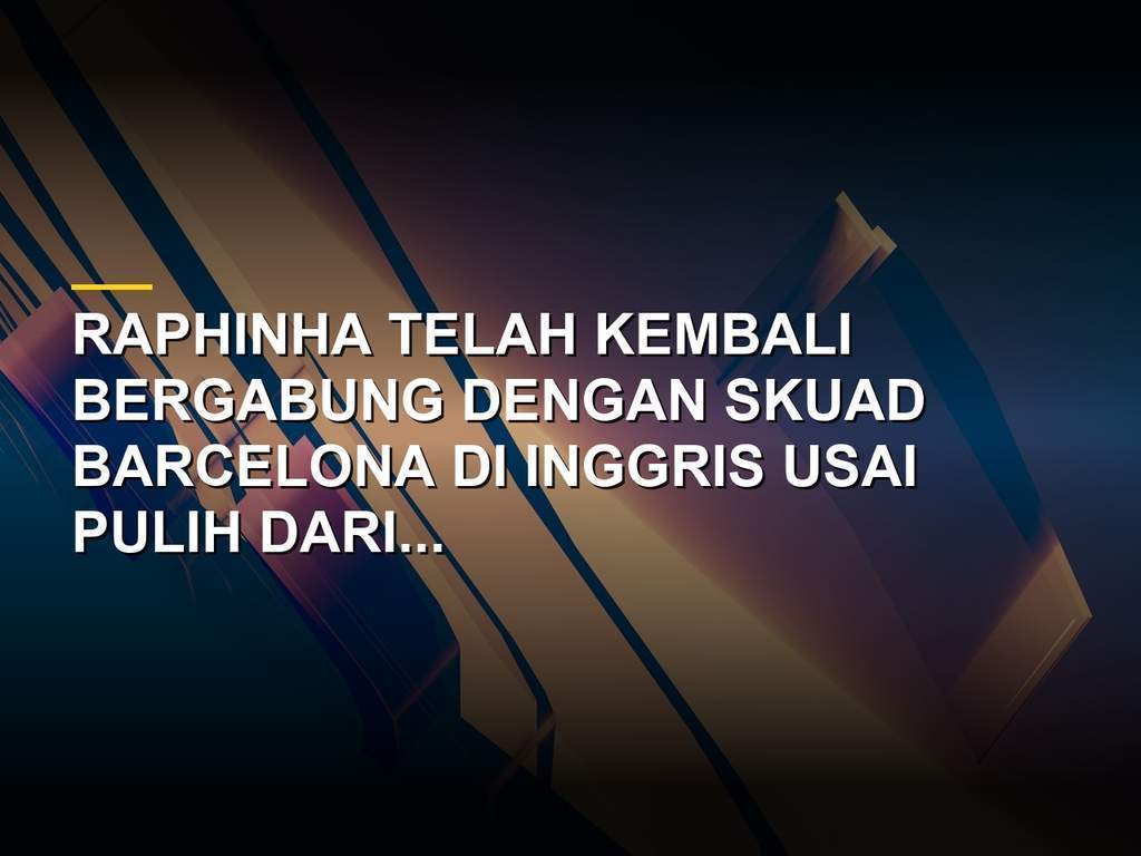 Raphinha bergabung dengan skuad Barcelona di Inggris untuk persiapan pramusim