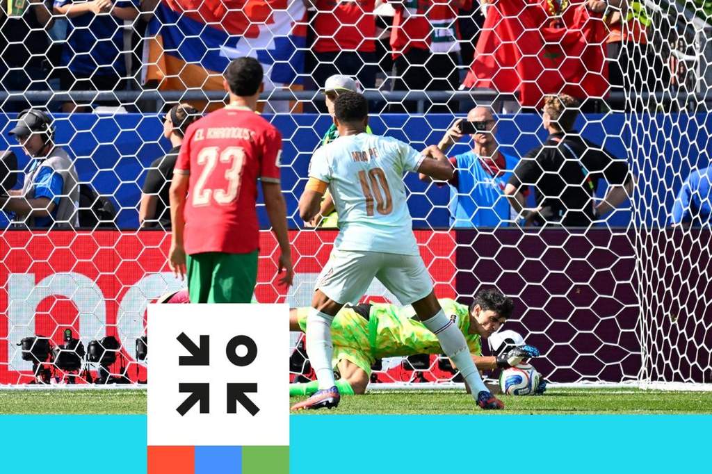 Kylian Mbappe bersiap melakukan tendangan penalti dengan teknik berhenti sejenak di Piala Dunia 2026